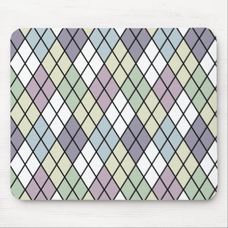 Tapis De Souris Jacquard des diamants Pastel