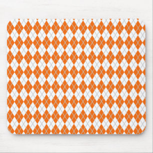 Tapis De Souris Jacquard orange et blanc