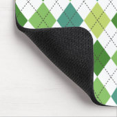 Tapis De Souris Jacquard vert, Turquoise et citron vert (Coin)