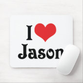Tapis De Souris J'adore Jason (Avec souris)