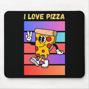 Tapis De Souris J'adore la pizza.