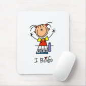 Tapis De Souris J'adore le Bingo (Avec souris)