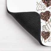 Tapis De Souris J'adore le café!! (Coin)