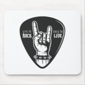 Tapis De Souris J'adore le rock (Devant)