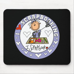 Tapis De Souris J'adore le scrapbooking