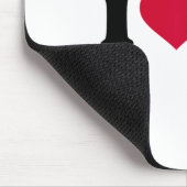 Tapis De Souris J'adore le ski _2  (Coin)