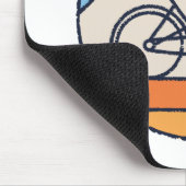 Tapis De Souris j'adore le vélo (Coin)