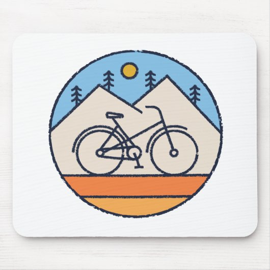 Tapis De Souris j'adore le vélo (Devant)