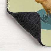 Tapis De Souris J'adore les capybaras (Coin)
