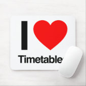 Tapis De Souris j'adore les horaires (Avec souris)