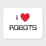 Tapis De Souris J'adore les robots Mousepad<br><div class="desc">"I Love Robots" conception de coeur sur de grandes idées cadeaux.</div>
