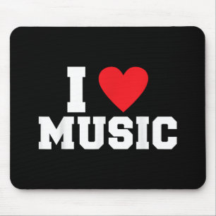 Tapis De Souris J'adore Music Lover