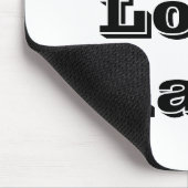 Tapis de souris J'adore Noir (Coin)