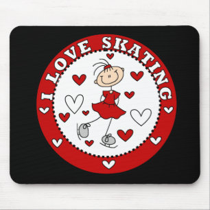 Tapis de souris J'adore patiner