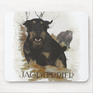 Tapis De Souris Jagdterrier T-Shirt Coffee Mug Ornement en céramiq