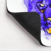 Tapis De Souris Jaguar Blue Digital Pop Art (Coin)