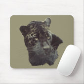 Tapis De Souris Jaguar noir (Avec souris)