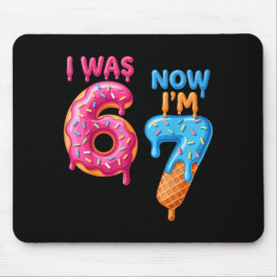 Tapis De Souris J'ai 7 Ans Anniversaire J'avais 6 Ans Maintenant J