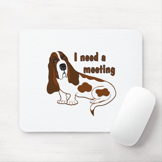 Tapis De Souris J'Ai Besoin D'Une Citation Drôle Et D'Un Chien Tri (Avec souris)