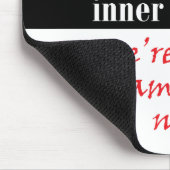 Tapis De Souris J'ai cessé de combattre mes démons intérieurs (Coin)