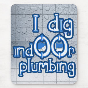 Tapis De Souris J'Ai Creg Mousepad Plumbing Intérieur