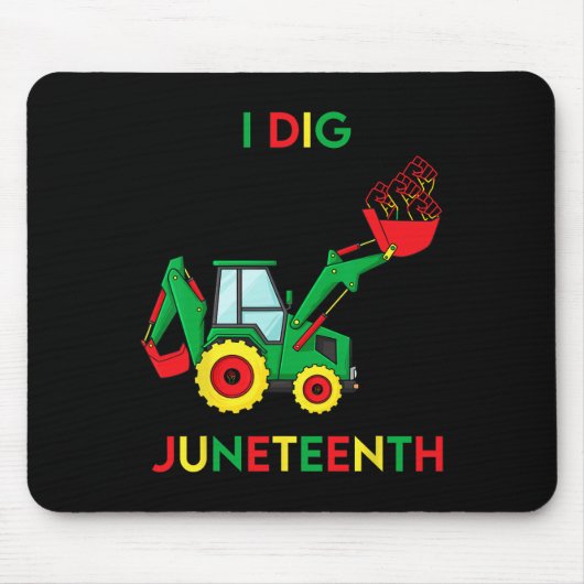 Tapis De Souris J'Ai Creusé JunetDix Poings Tractor Fun Toddler Bo (Devant)