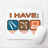 Tapis De Souris J'ai des qualifications Napoleon Dynamite (Avec souris)