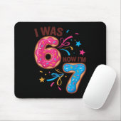 Tapis De Souris J'ai eu 7 ans pour mon anniversaire J'avais 6 ans  (Avec souris)
