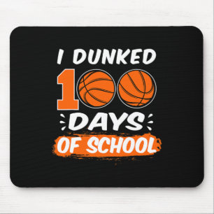 Tapis De Souris J'Ai Fait 100 Jours De Basketball Scolaire