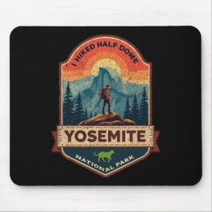 Tapis De Souris J'ai fait une randonnée au Half Dome Parc national