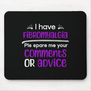 Tapis De Souris J'Ai Fibromyalgia Spare Me Vos Commentaires Reconn