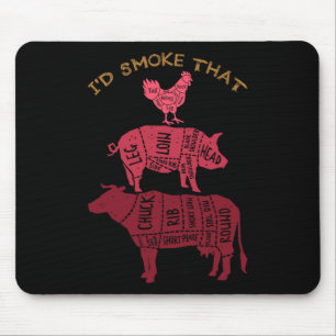 Tapis De Souris J'Ai Fumé Ce Barbecue