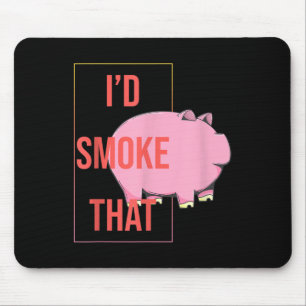 Tapis De Souris J'Ai Fumé Que Bbq Fumeur Pork Barbecue Grill