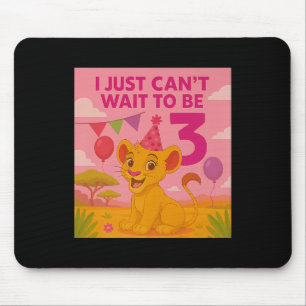 Tapis De Souris J'ai juste hâte d'avoir 3 Premium