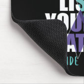 Tapis De Souris J'Ai Le Temps D'Écouter Problèmes De Vie Suicide (Coin)