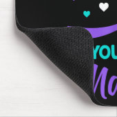 Tapis De Souris J'ai le temps d'écouter Ruban de sensibilisation a (Coin)