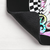 Tapis De Souris J'Ai Mis Le Boo À Boujee Ghost Retro Zebra Leopard (Coin)