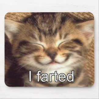 Tapis De Souris J'ai pété mousepad de chaton