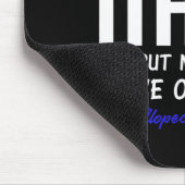 Tapis De Souris J'Ai Peut-Être Perdu Mes Cheveux Mais Pas Mon Humo (Coin)