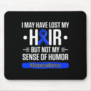 Tapis De Souris J'Ai Peut-Être Perdu Mes Cheveux, Mais Pas Mon Sen