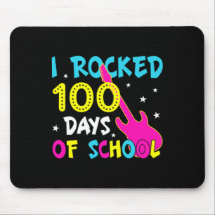 Tapis De Souris J'Ai Rocké 100 Jours D'École 100E Jour Musique De