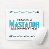 Tapis De Souris J'ai secouru une conception d'adoption de chien de (Avec souris)