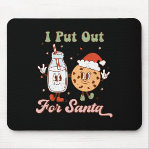 Tapis De Souris J'Ai Sorti Pour Père Noël Fun Lait Et Cookie Noël