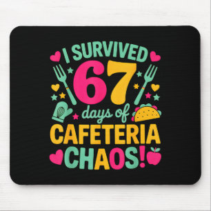 Tapis De Souris J'ai survécu 67 jours de chaos à la cafétéria Nour