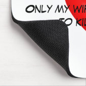 Tapis De Souris J'ai survécu à une crise cardiaque (Coin)