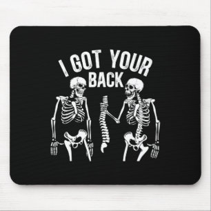Tapis De Souris J'Ai Ton Ck Drôle Skeleton Spine Halloween Costu