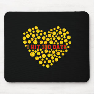 Tapis De Souris J'Ai Touché 100 Jours De Coeur Scolaire Softbyll 1