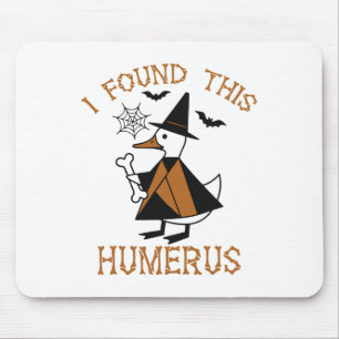 Tapis De Souris J'Ai Trouvé Cette Sorcière Halloween Humerus Drôle