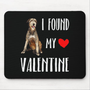 Tapis De Souris J'ai trouvé mon chien irlandais Wolfhound amateur 