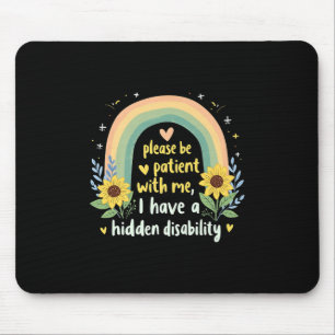 Tapis De Souris J'Ai Un Handicap Caché Tee - shirts Graphiques Hom